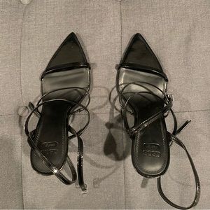 ASOS strappy black heels